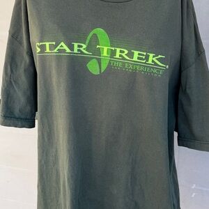 The Experience Graphic Tee - Black with Neon Green Logo